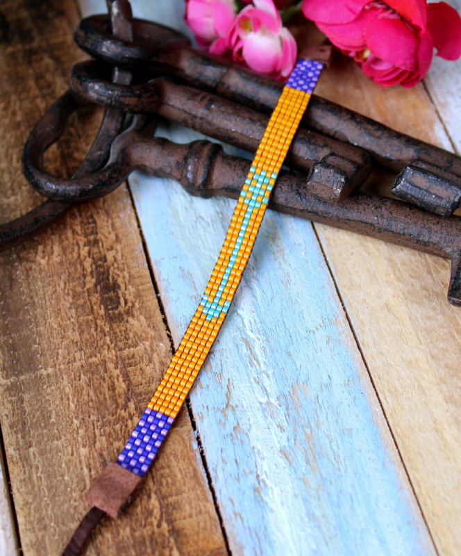 Hand Loomed Beaded Bracelet Lea Ever Designs Jewelry