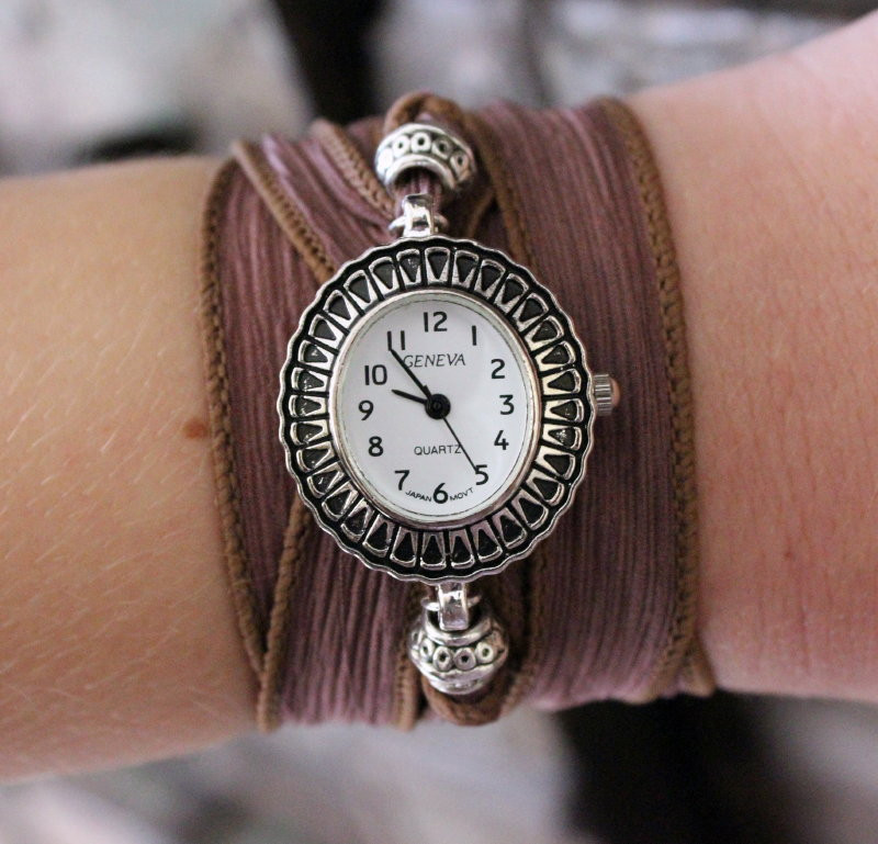 Silk Ribbon Watch Oval