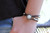 White Pearl Leather Wrap Bracelet