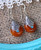 Orange Drop Bohemian Earrings