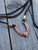 Lucky in Love Leather Wrap Necklace