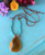 Agate Slice Turquoise Necklace