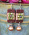 Boho Girl Pearl Earrings - Green / Purple