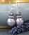 Silver Mirrorball Earrings Disco Ball Grey Gray Dressy Elegant Holiday Jewelry