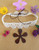 Flower Child Lace Choker Rusted Iron Floral Pendant