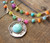 Multi-Color Bohemian Crocheted Necklace