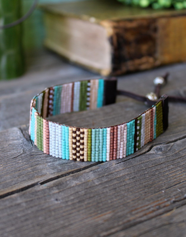 Hand Loomed Beaded Bracelet Julia Ever Designs Jewelry