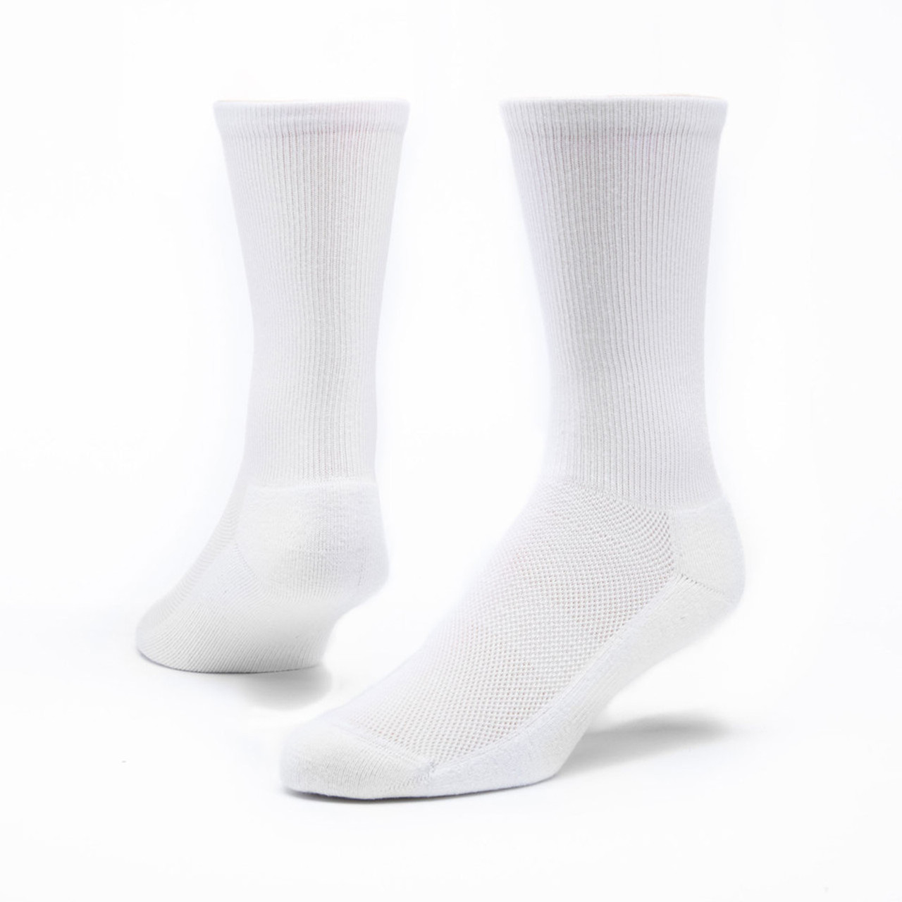 Withe Socks Crew Sport Socks - Sports Crew Socks