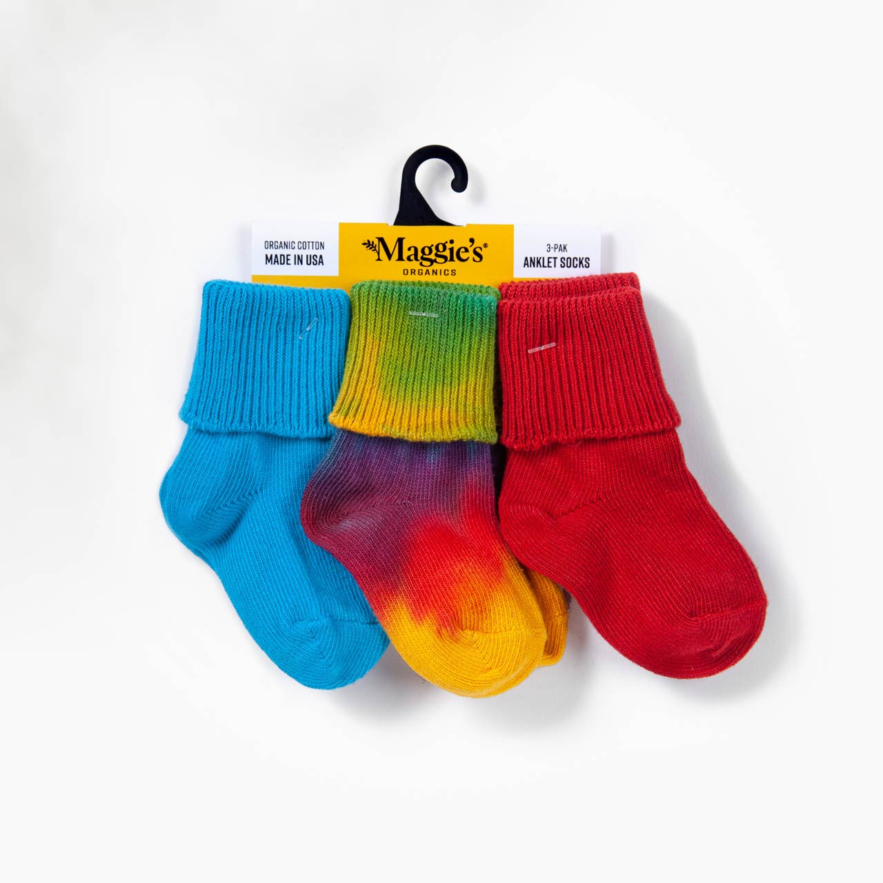 Organic Cotton Socks - Hand-Dyed Crew