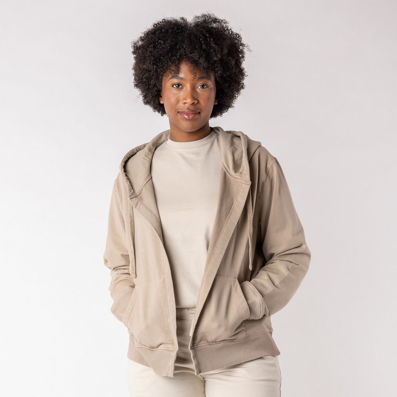 Organic Cotton Hooded Cardigan, Hooded Cardigan