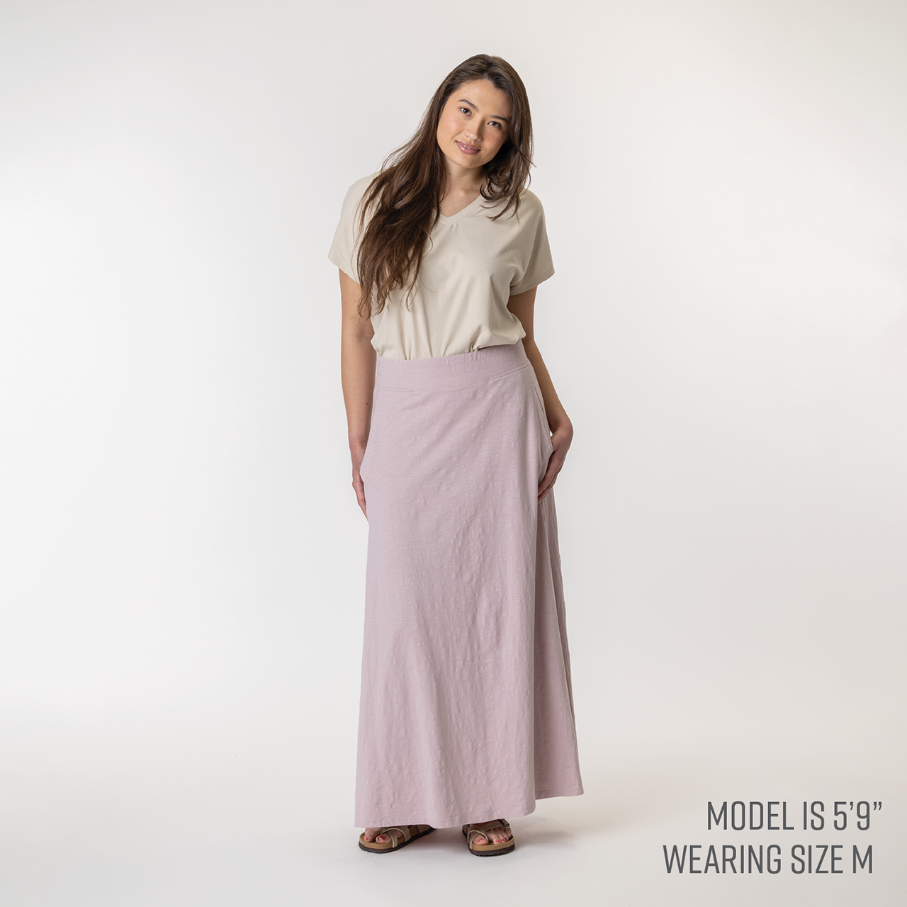 Maxi Skirt, Organic Cotton Skirt, Jersey Skirt