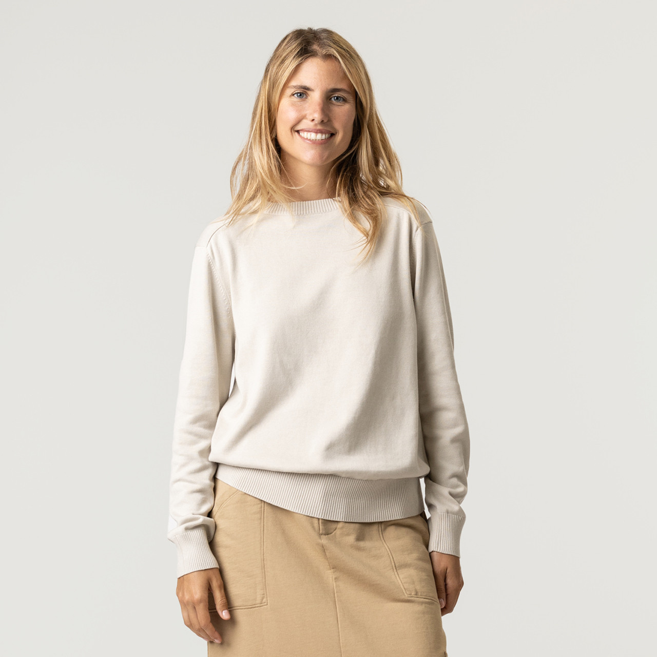 Organic Cotton Classic Crew Sweater, Crew Neck Sweater