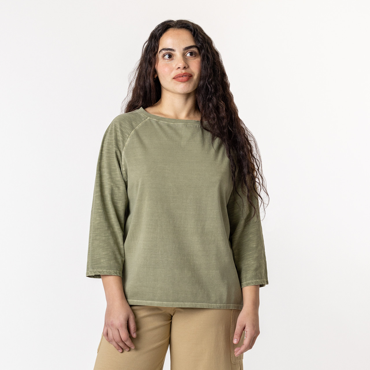 Organic Cotton 3/4 Sleeve Tee