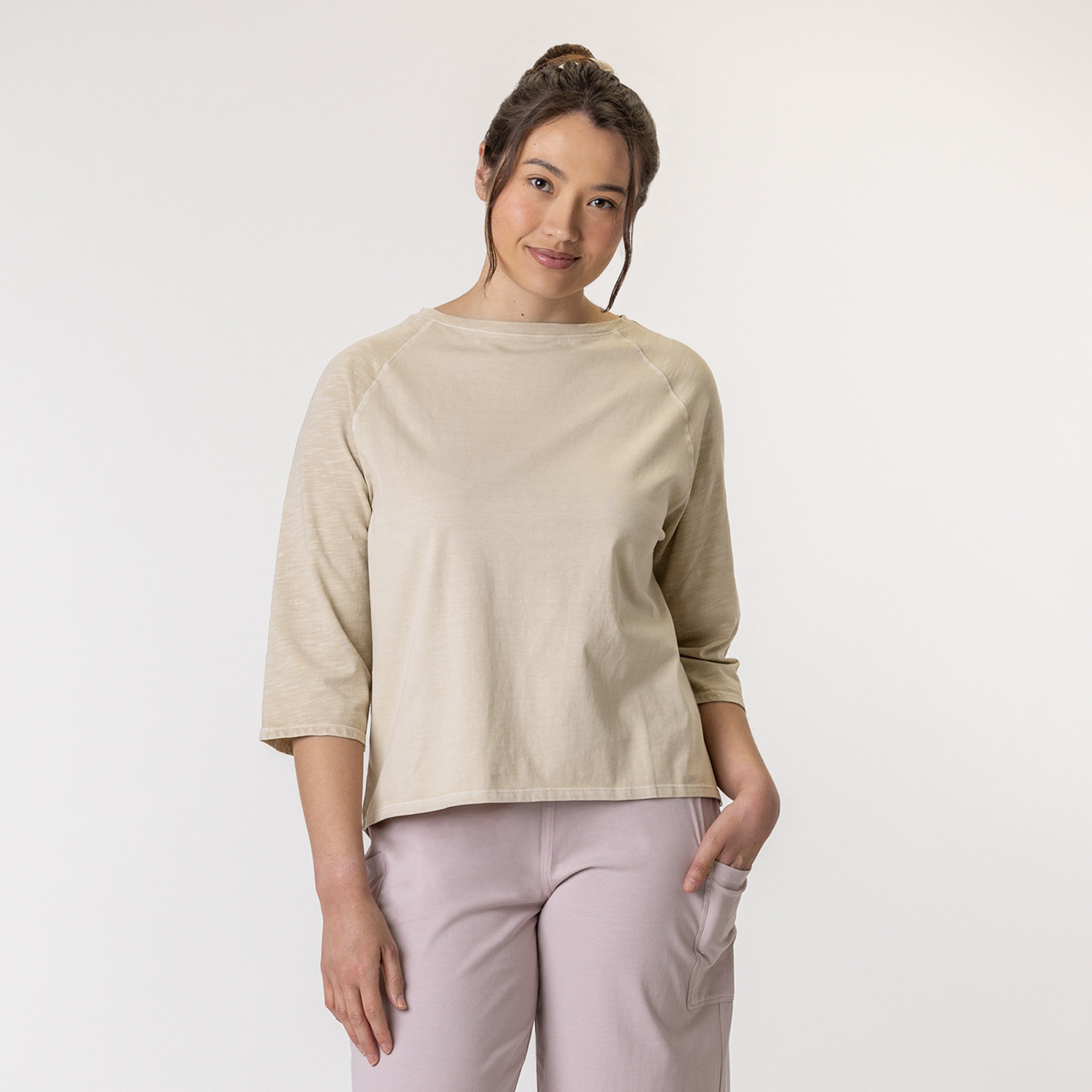 Organic Cotton 3/4 Sleeve Tee