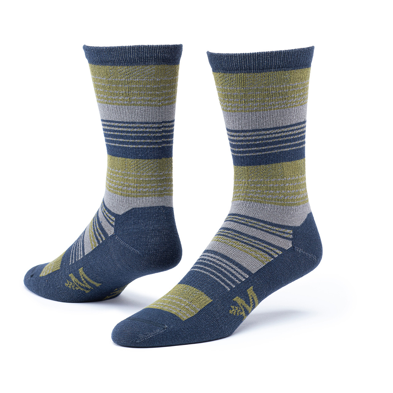 Organic Cotton Crew Socks Patterned