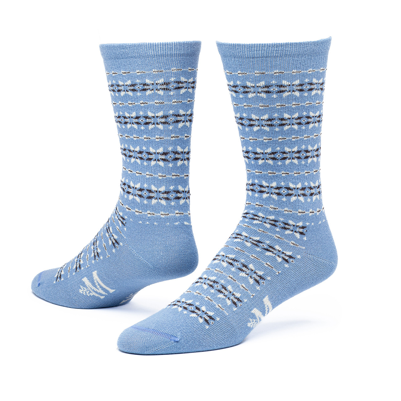 Organic Cotton Crew Socks Patterned