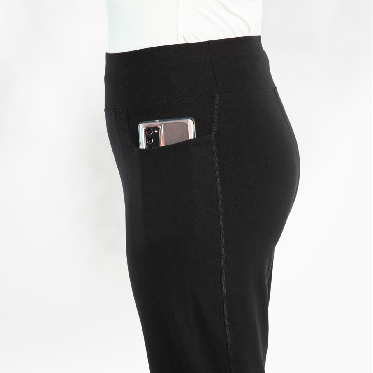 Ladies Organic Stretch Jersey Bootcut Leggings-TB5013