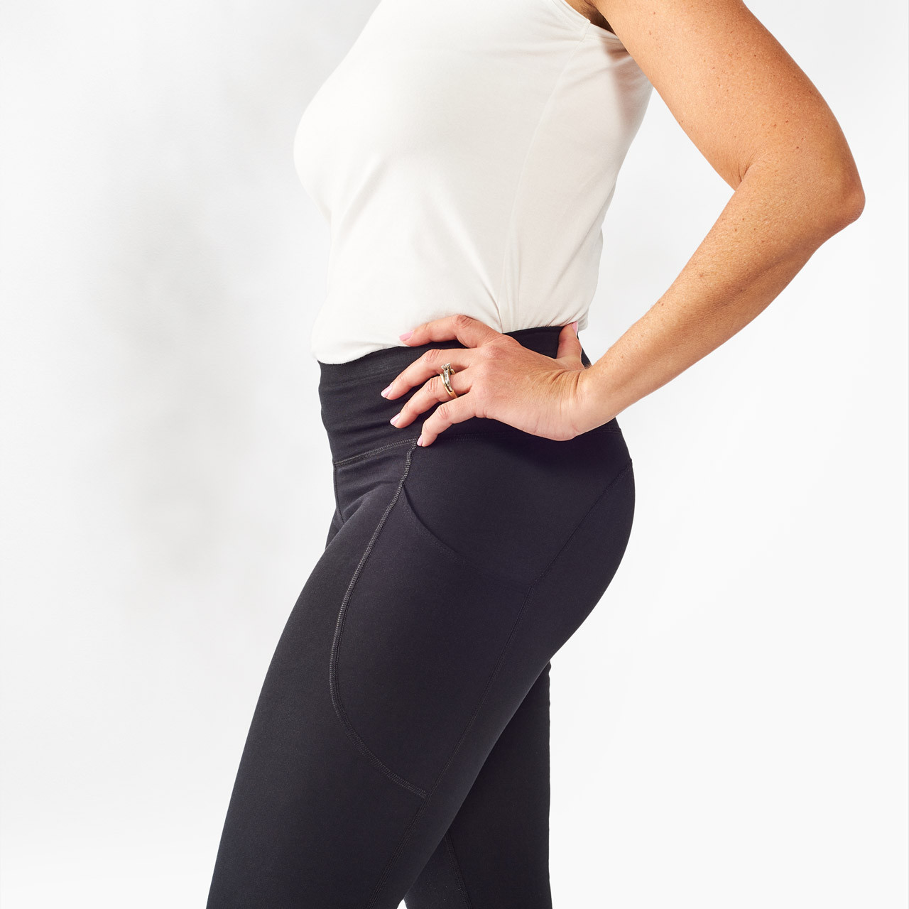 TRASA Women's Maternity Cotton Workout Leggings Over The Belly Pregnan –  Trasa.in