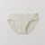 Product flat lay of organic cotton essentials - women's bikini 2 pak in color natural.