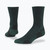 Dark green organic wool urban hiker crew socks. Dark green organic wool urban hiker crew socks.