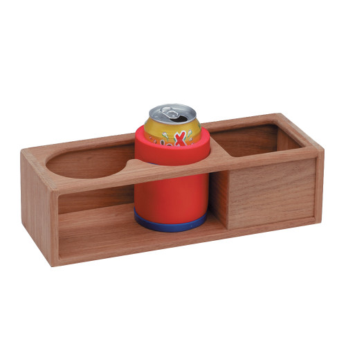 Whitecap Teak Two Insulated Drink/Binocular Rack w/Tray