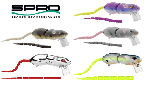 Spro BBZ-1 Rat Swimbait SRT40Z1 - Assorted Colors Available