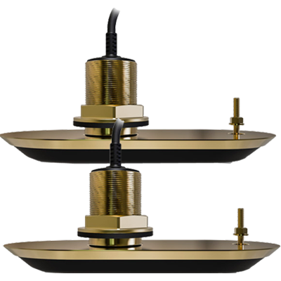 Raymarine RV-212 RealVision 3D&trade; Bronze Thru-Hull Transducer Pair Pack - 12&deg; - 8M Cable &amp; Y-Cable