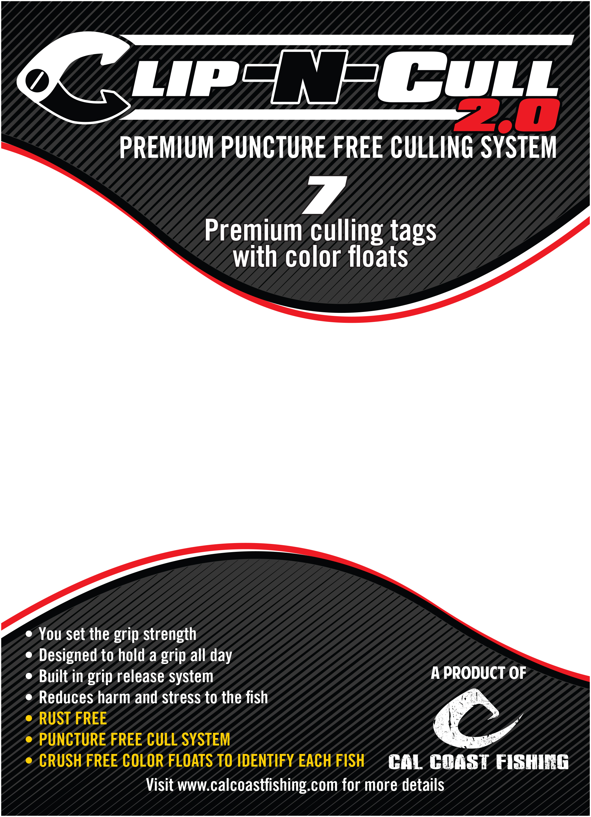 Cal Coast Fishing - Clip N Cull  2.0 - Multi Colors