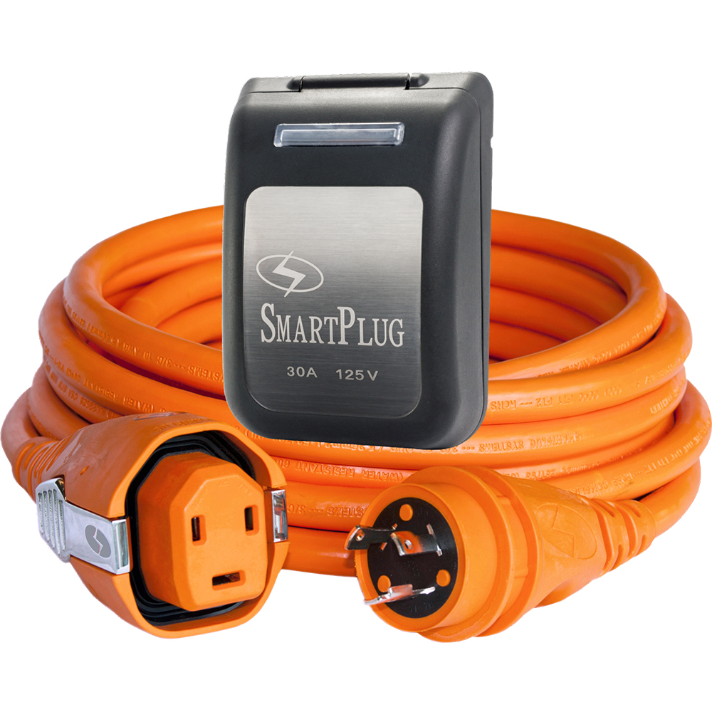 SmartPlug 30 Amp Dual Configuration 50' Cordset w/Tinned Wire &amp;Twist-Type Connector &amp; 30 Amp Non-Metallic Black Inlet