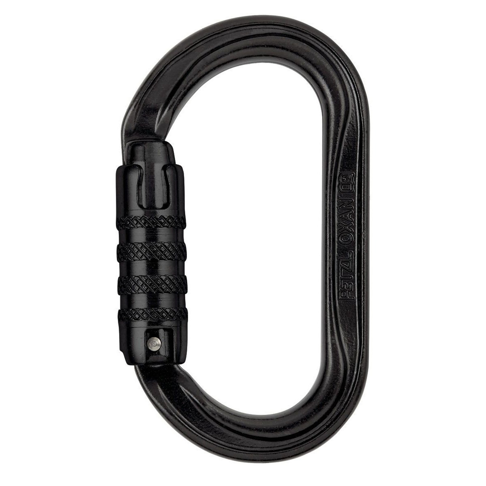 小物 L CARABINER (Blacknickel) ALUMINUM CARABINER MINI OVAL SLACKLINE | SPIDER SLACKLINES