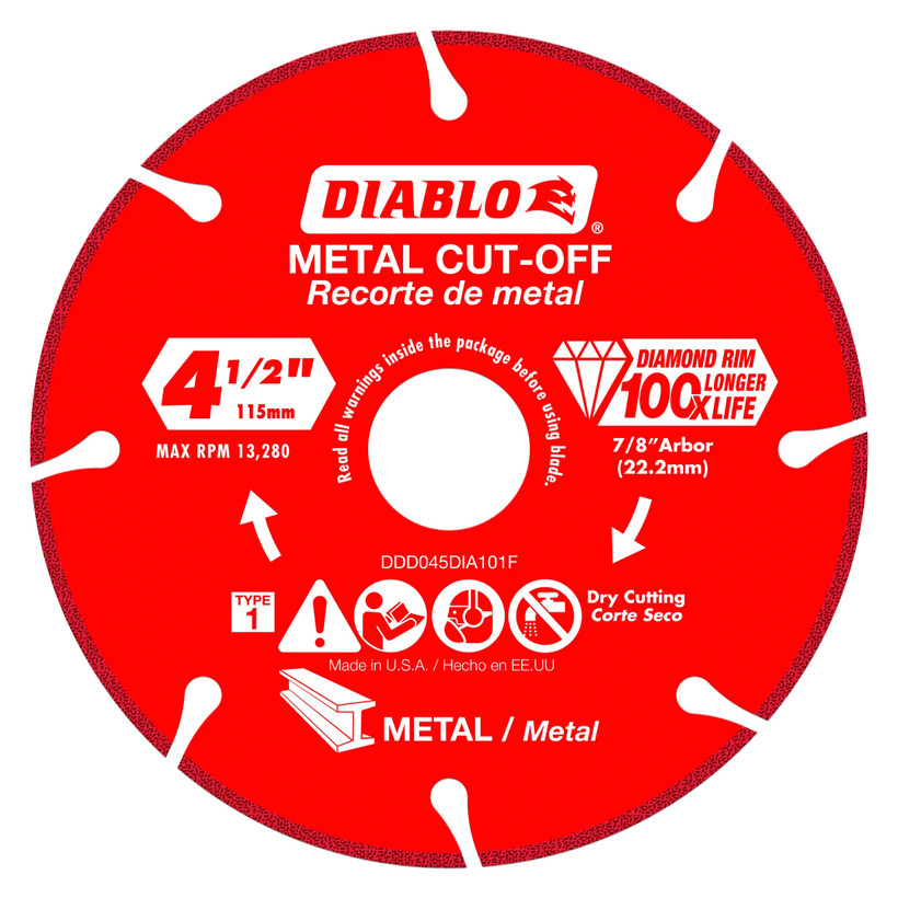 Active slide of Diablo Metal Cutoff Blade