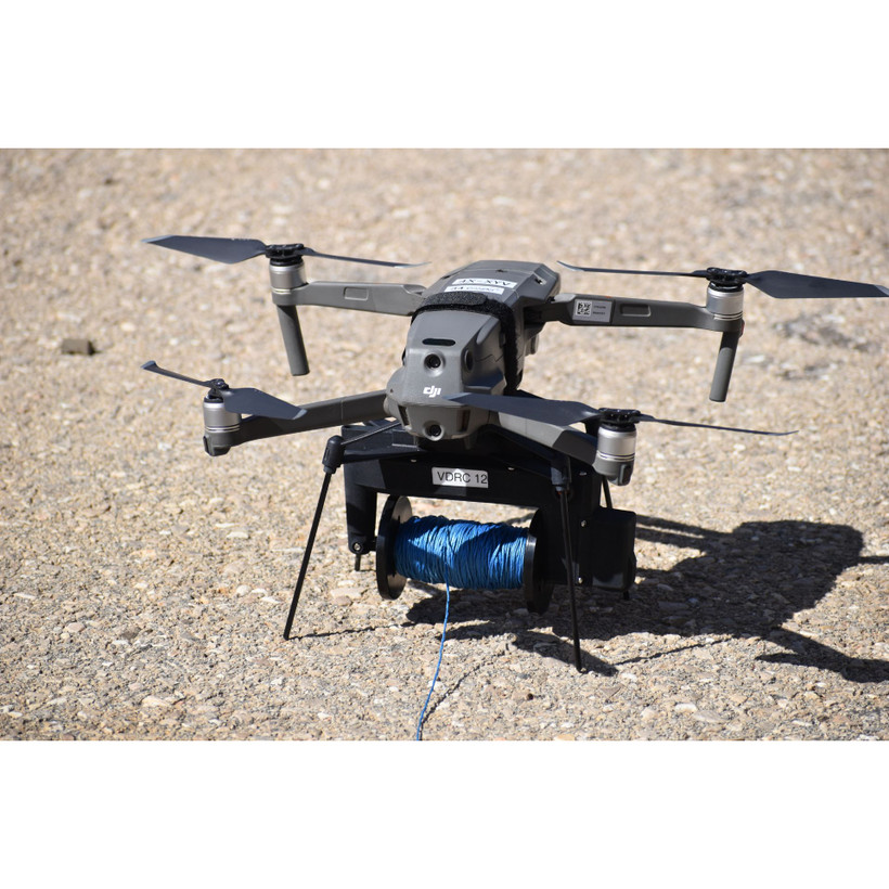 Active slide of Vertical Drone Rope Carrier (VDRC)