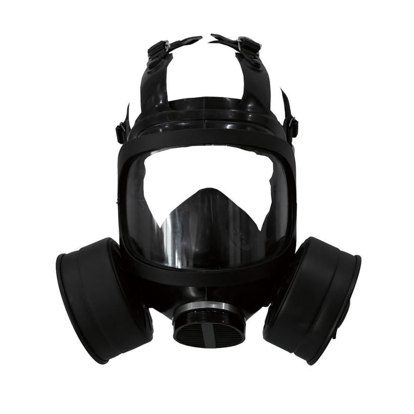 Active slide of ExecDefense USA FRESH-TAC Double Filter Full Face Gas Mask
