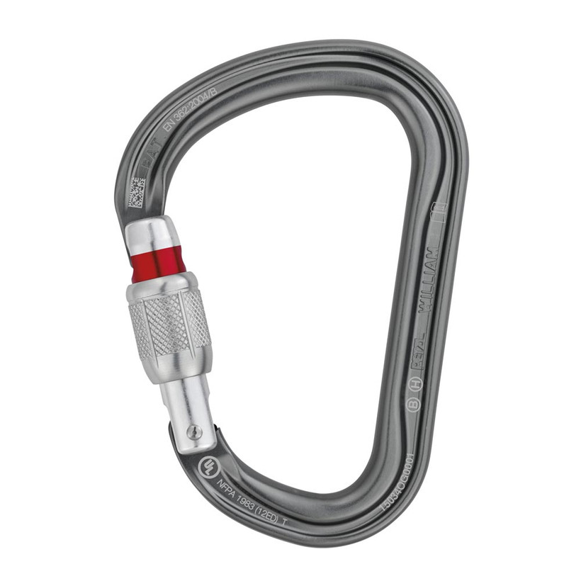 Petzl William H-Frame Screw-Lock Carabiner