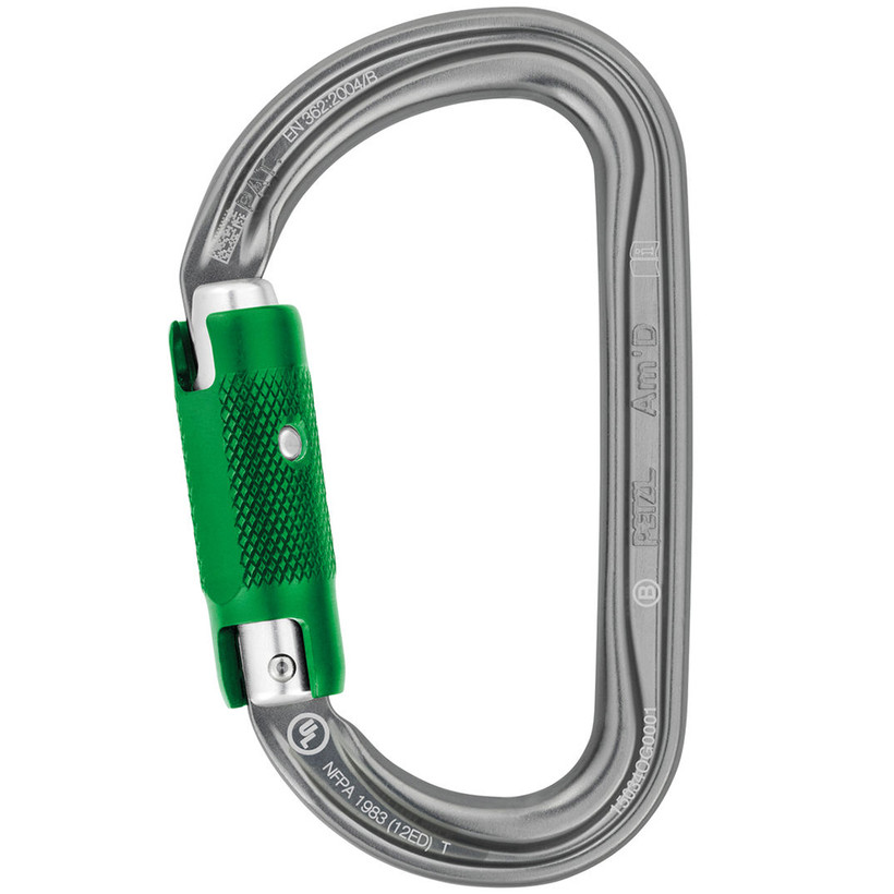 Petzl AM'D H-frame carabiner, PIN-LOCK