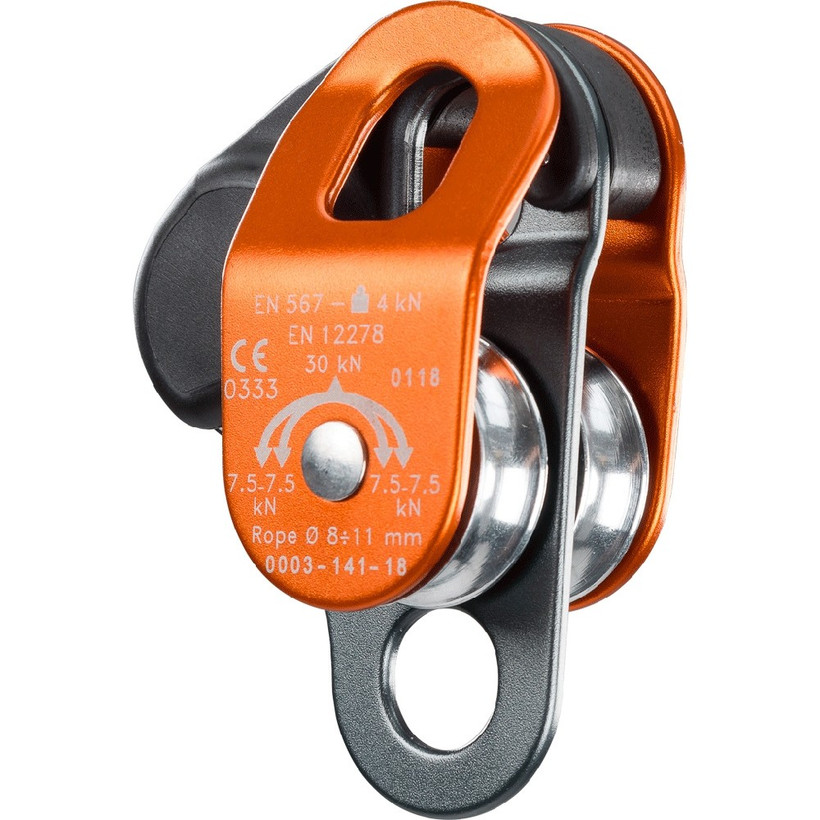 Active slide of Up Lock Double Captive Pulley