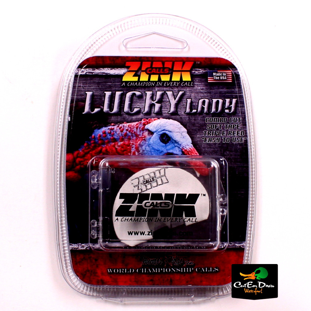 Zink Calls Lucky Lady VCut Turkey Mouth Call