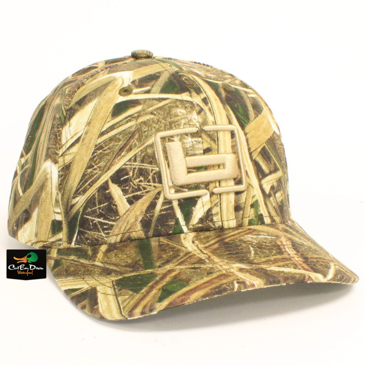  Banded Men's Hunting Camo Waxed B Logo Cap, Bottomland, One  Size : Sports & Outdoors