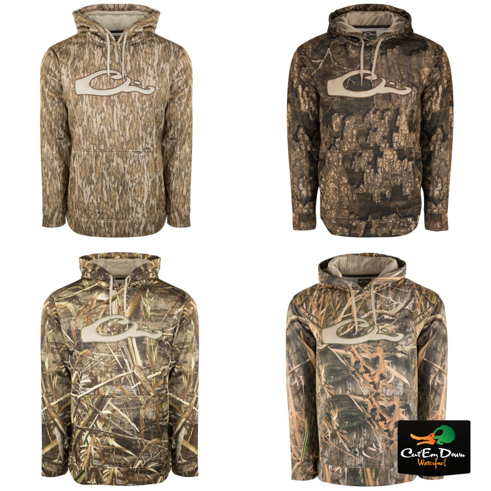 Drake Waterfowl Camo Performace Hoodie