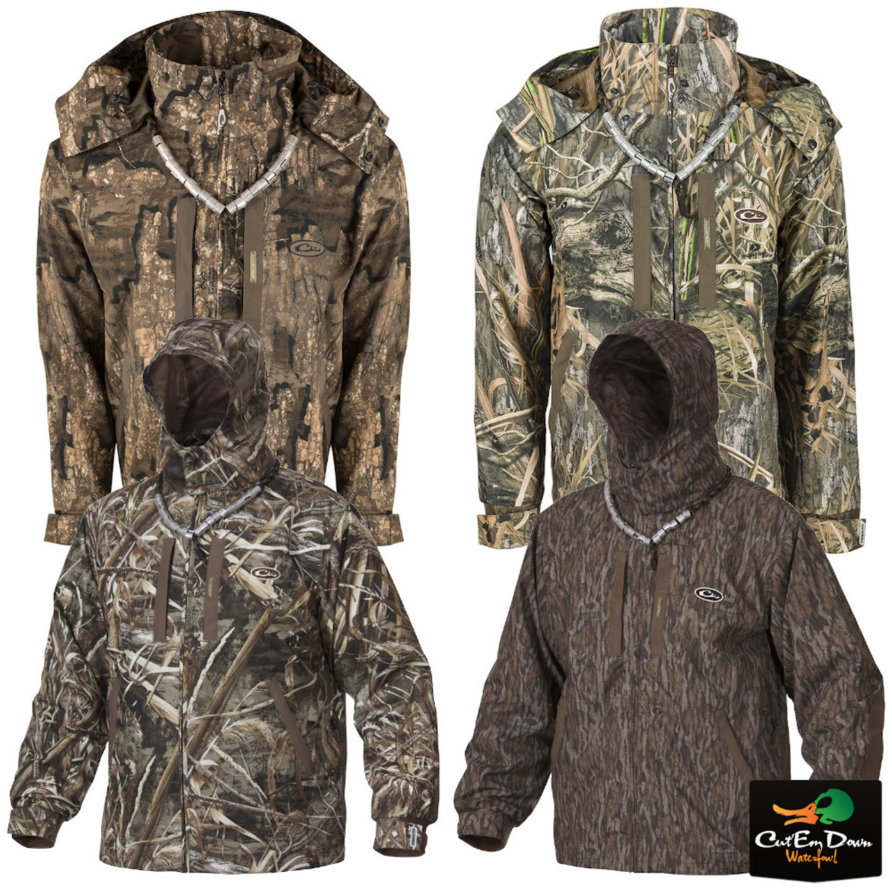 drake waterfowl rain jacket