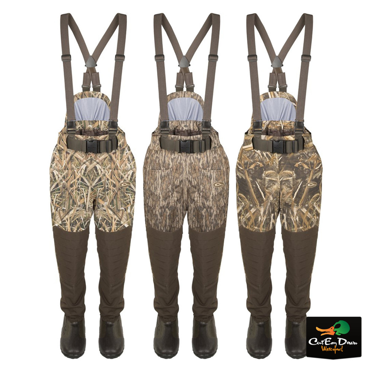 waist high waders with boots