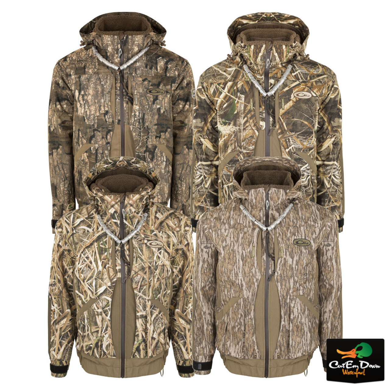 drake guardian elite boat and blind jacket