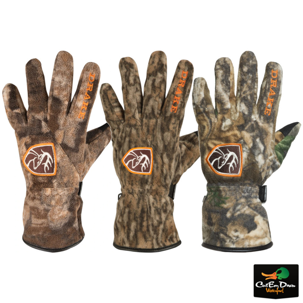 Drake Non-Typical Fleece Windproof Gloves