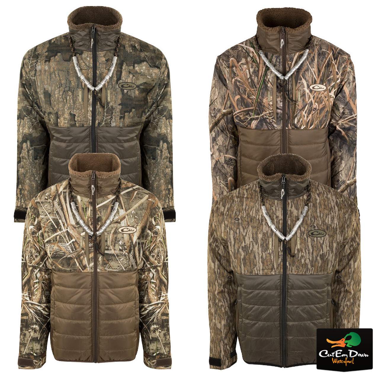 Drake waterfowl full zip clearance jacket