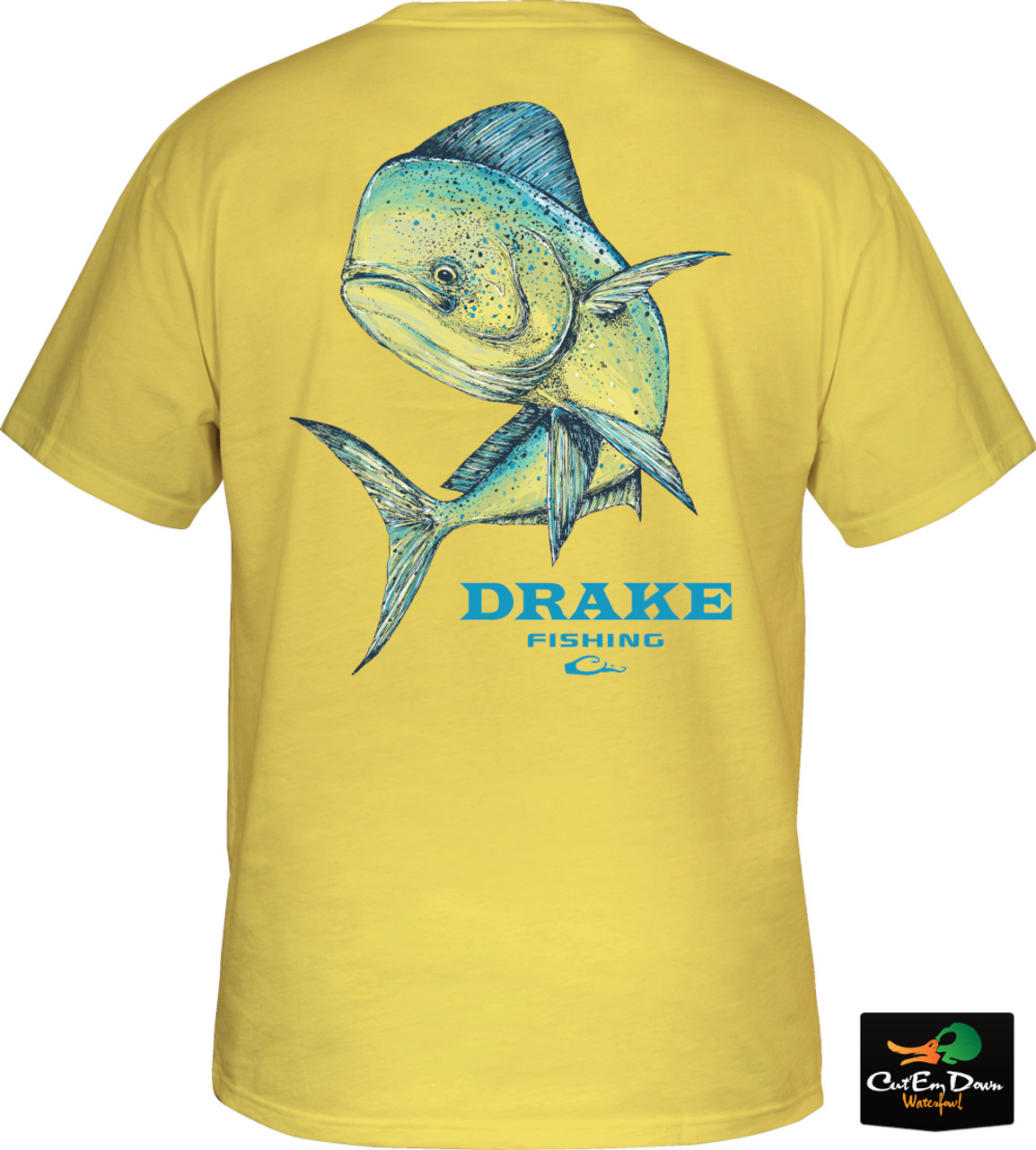 Drake Performance Fishing Mahi Logo S/S Tee