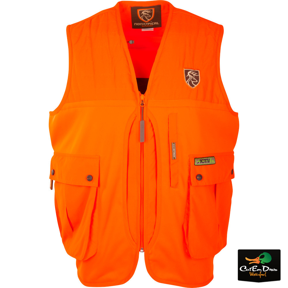 NonTypical By Drake Youth Safety Blaze Orange Vest With Agion Active Xl