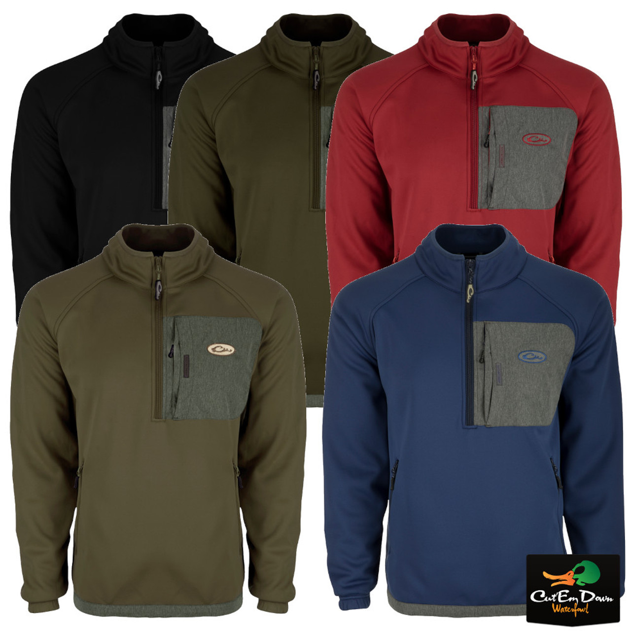 MST Breathelite Quarter Zip Hoodie – Drake Waterfowl