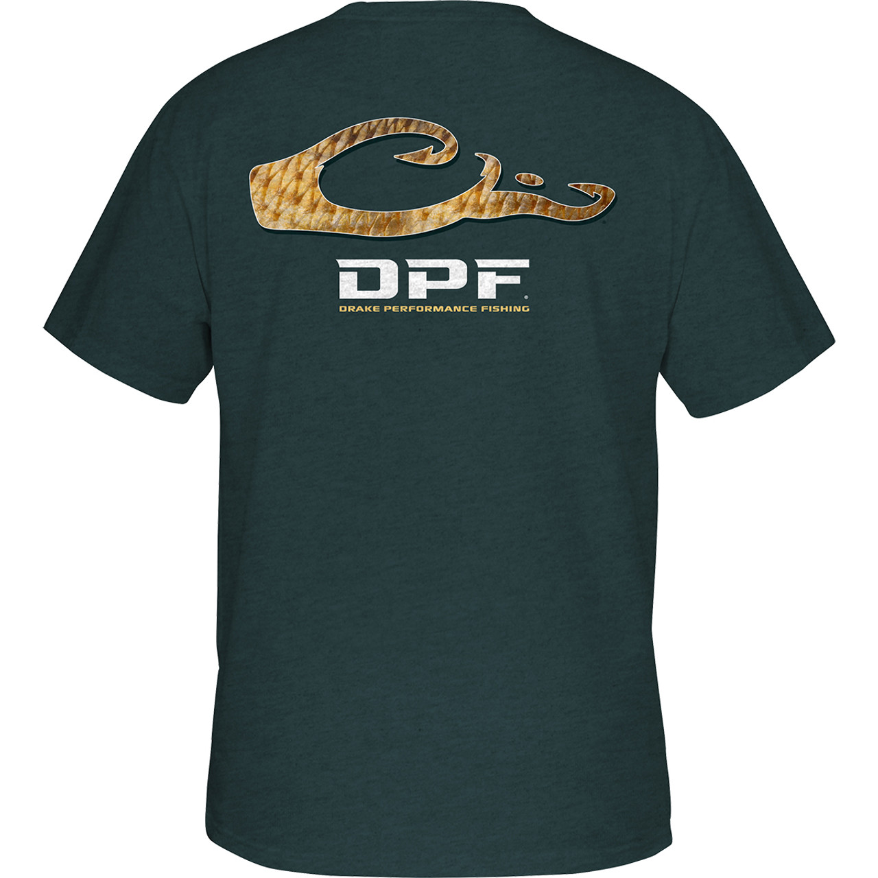 Drake Performance Fishing DPF Redfish Scales Short Sleeve T-Shirt