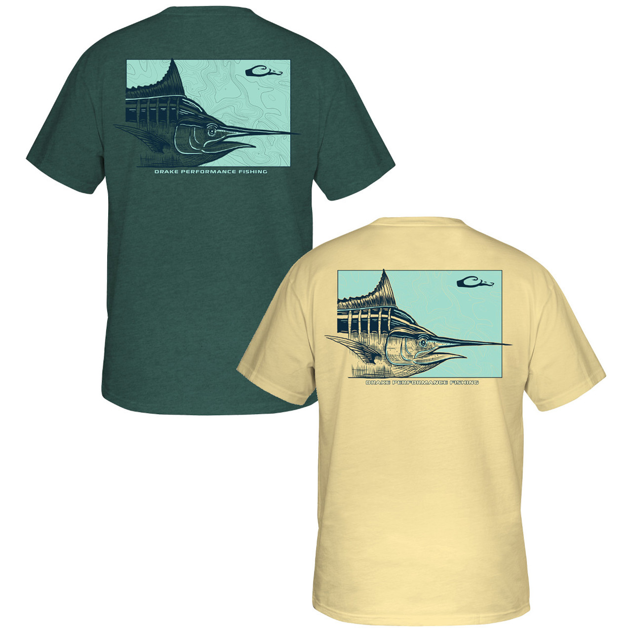 Drake Performance Fishing DPF Cruising Marlin Short Sleeve T-Shirt