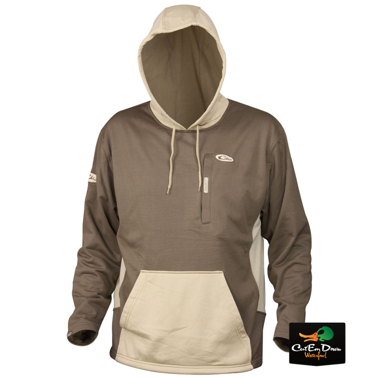 drake waterfowl hoodie bottomland